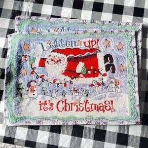 Christmas Place Mats Set of 4 🎄 Like New Condition!
